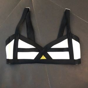 geometric bikini top